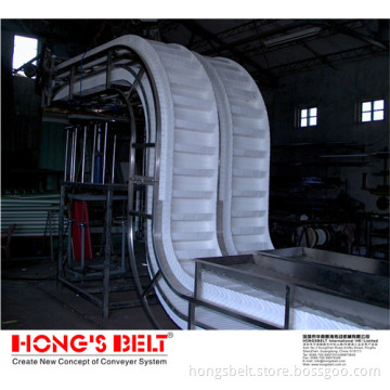 Scoop Cleats Food Grade Modular Belt (HS-100A)